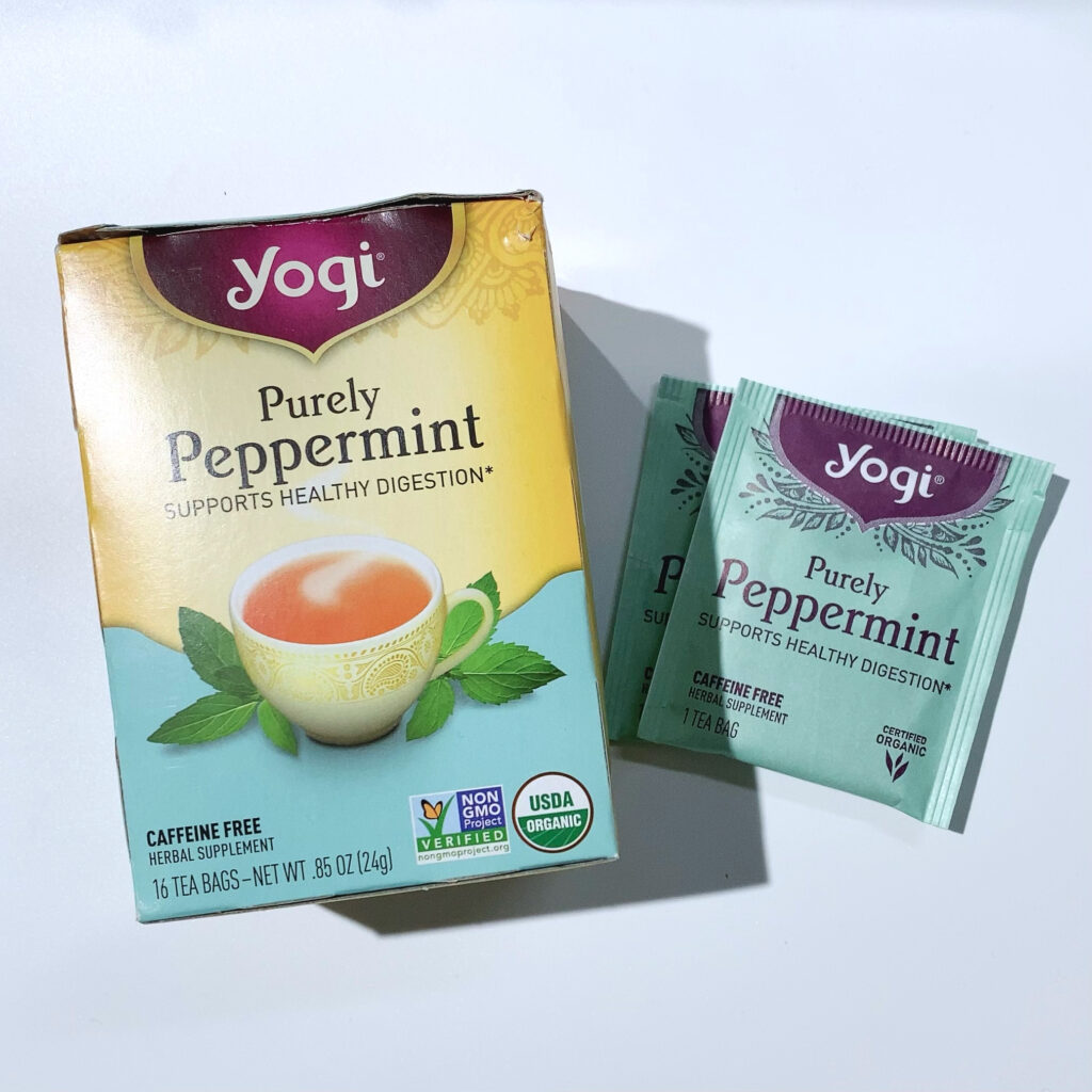 Yogi Tea, Purely Peppermint（ピュアペパーミント）、カフェインフリー、ティーバッグ16袋
