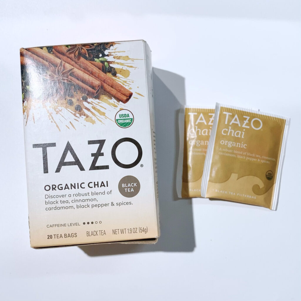 Tazo Teas, オーガニックチャイ、紅茶、ティーバッグ20個