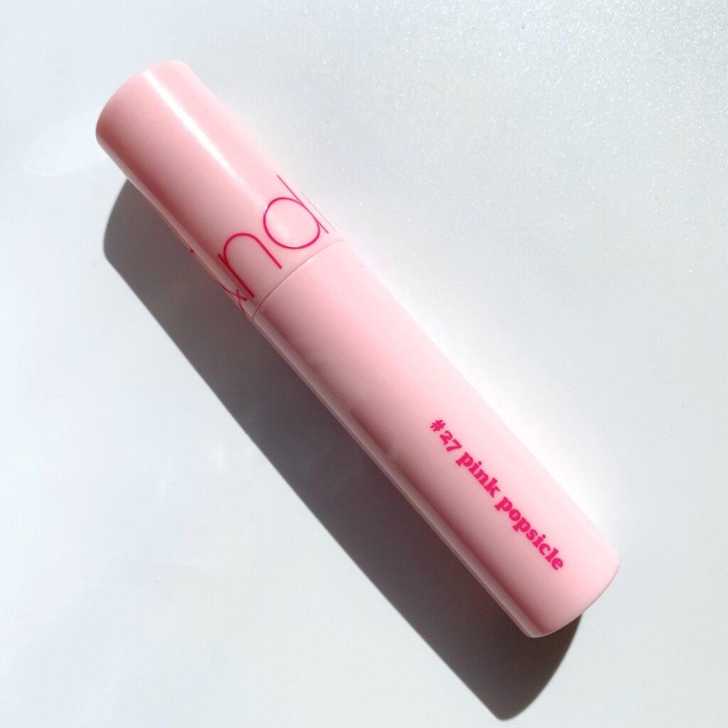 rom&nd　ロムアンド　ジューシーラスティング ティント　27 pink popsicle　1,200円位